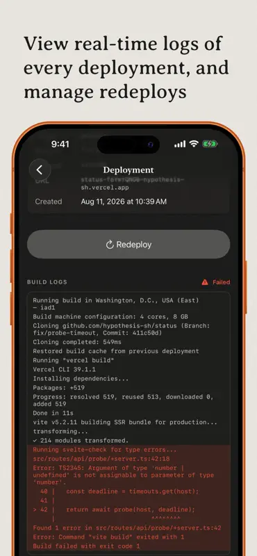 Scalene for Vercel screenshot 2 of 6