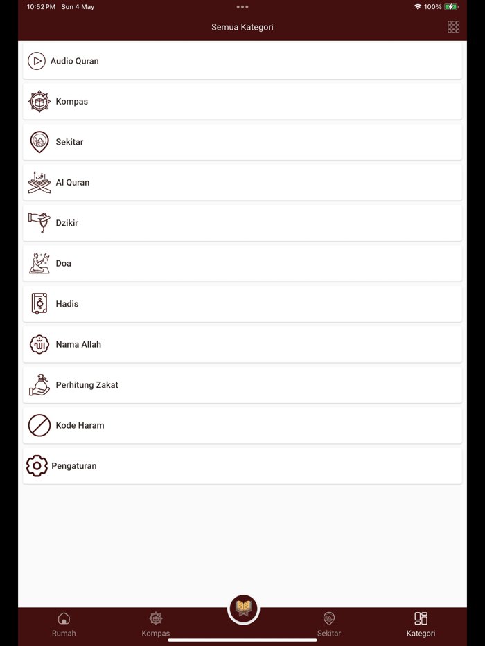 Athallah Quran, Doa dan Hadis