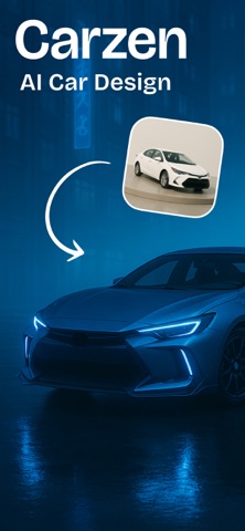 Carzen - AI Car Design iPhone screenshot