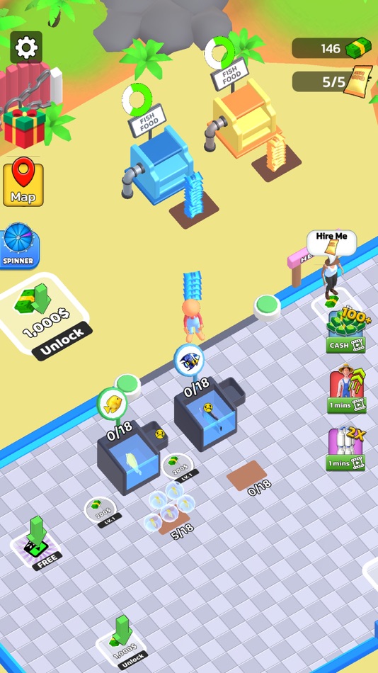 #1. Fish Farm: Mart Simulator (iOS) بواسطة: Syed Muhammad Sadiq Husaini