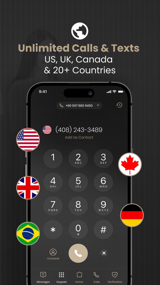#6. 2nd Line+ Second Phone Number (iOS) 由: Mobile Ocean