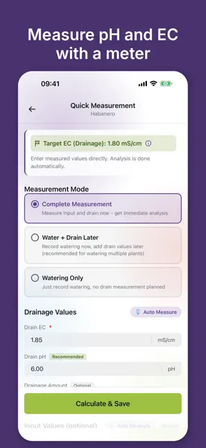 DrainMaster Plus: EC & pH screenshot 2