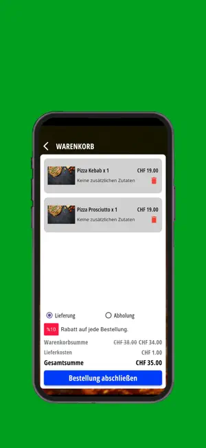 Fullhaus Nussbaumen - Pizzeria screenshot 4