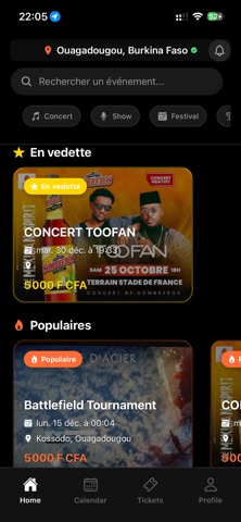 KANNO - Billetterie en ligne iPhone screenshot