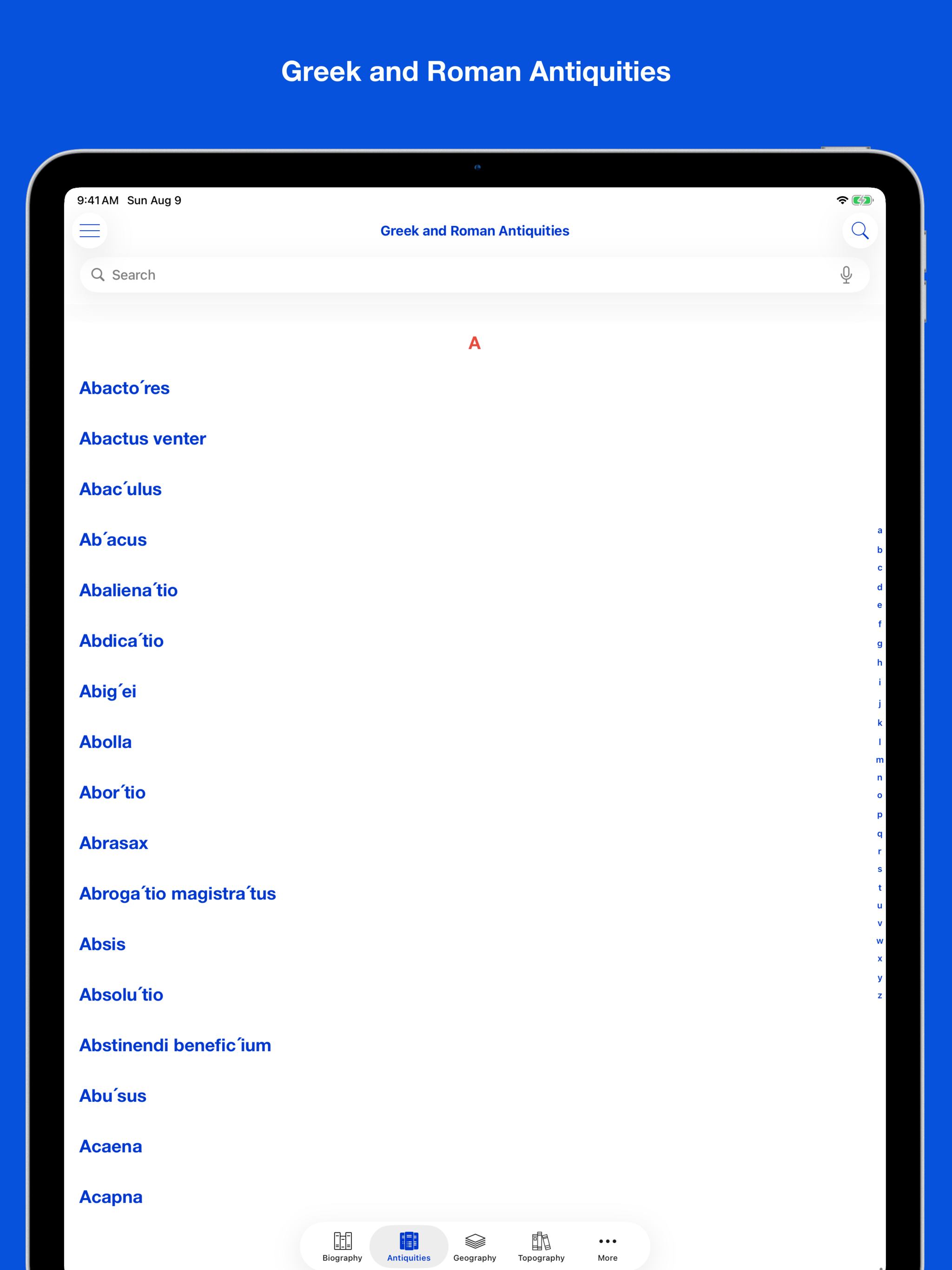 Greek and Roman Dictionaries screenshot 12