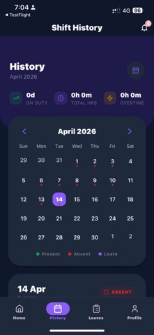 Workforce Management System screenshot