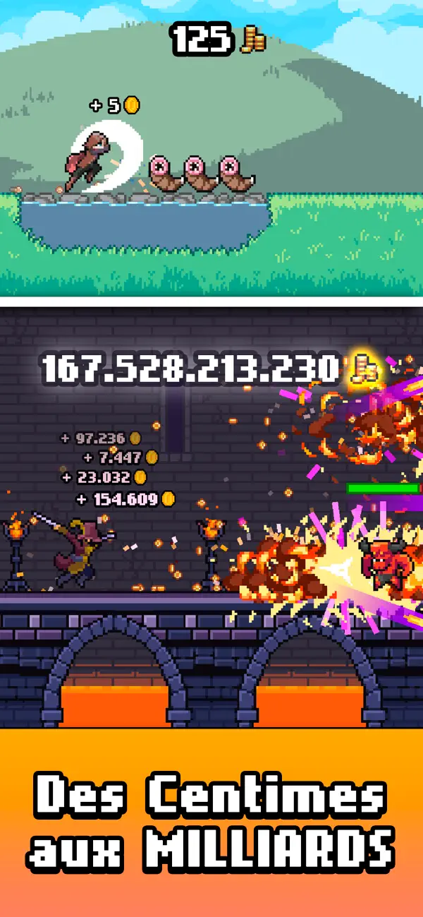 Screenshot #2 pour Idle Slayer: Addictive Clicker