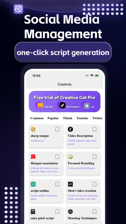 Creativie Cat-AI Social Media screenshot-3