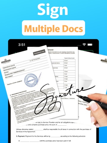Easy Sign: Digital Signature iPad screenshot