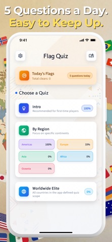 Flag Quiz - Guess World Flags Screenshot 2 of 4