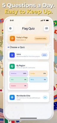 Flag Quiz - Guess World Flags screenshot 2