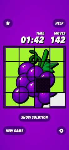 Classic 15 Puzzle: Puzzle Game iPhone screenshot