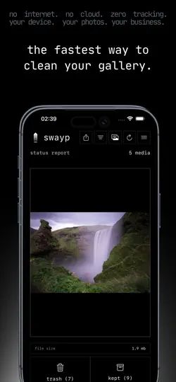 Swayp - Galeri Temizleyici iPhone Ekran Görüntüsü 1