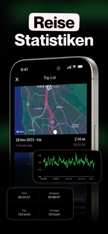Tachometer Tempolimit HUD Auto iPhone screenshot 5