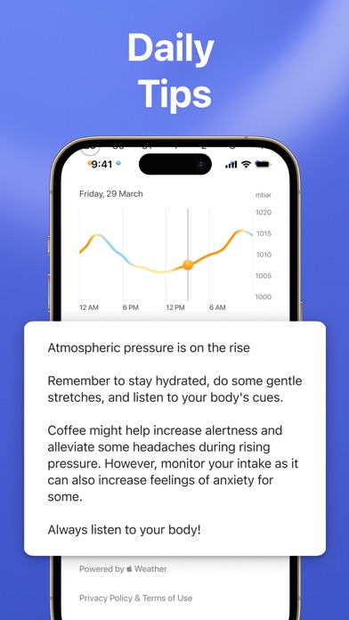 Barometric Pressure: Migraine Screenshot