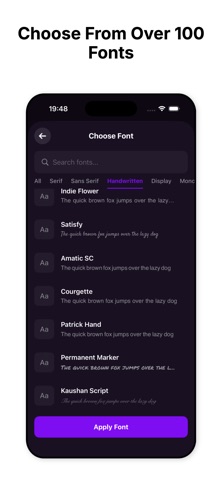 Add Text to Photos: Fonts iPhone screenshot