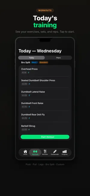 Yolkd - Gym & Workout Tracker screenshot 3
