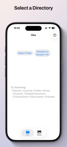 RandomFinder: Files & Photos Screenshot 1 of 4