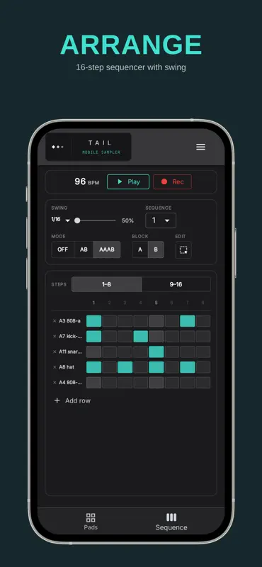 TAIL Sampler: Beat Maker screenshot 2 of 4