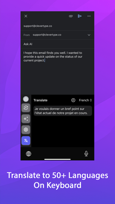 CleverType - AI Keyboard Screenshot
