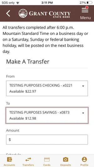 Grant County State Bank ND screenshot 4