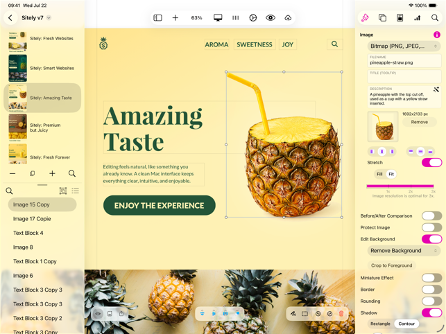 Sitely, AI Website Builder Screenshot