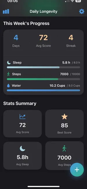 Daily Longevity screenshot 3
