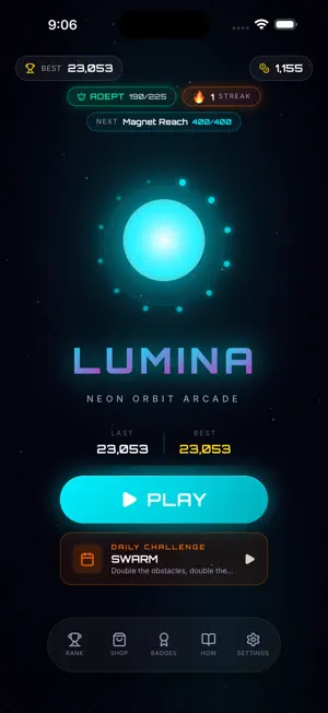 LUMINA: Neon Orbit screenshot 2