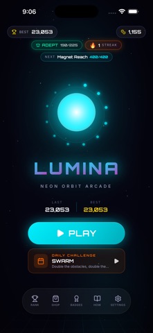 LUMINA: Neon Orbit screenshot