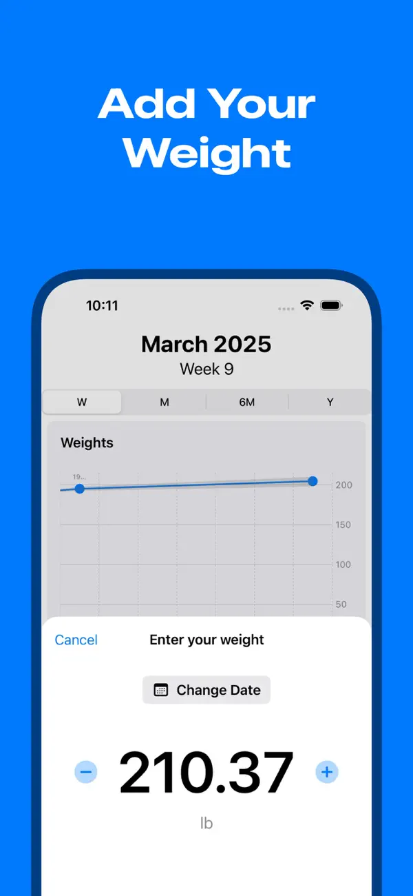 Screenshot #1 pour ScaleDiary