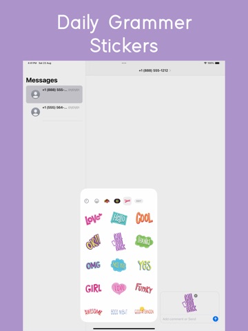 Daily Grammar Greetings iPad screenshot