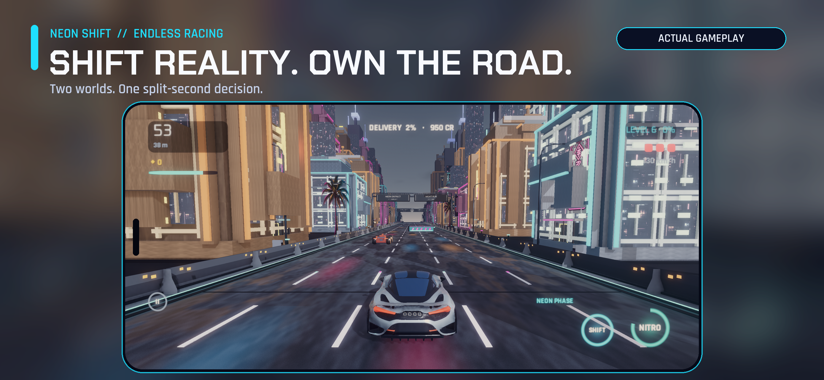 Neon Shift: Endless Racing
