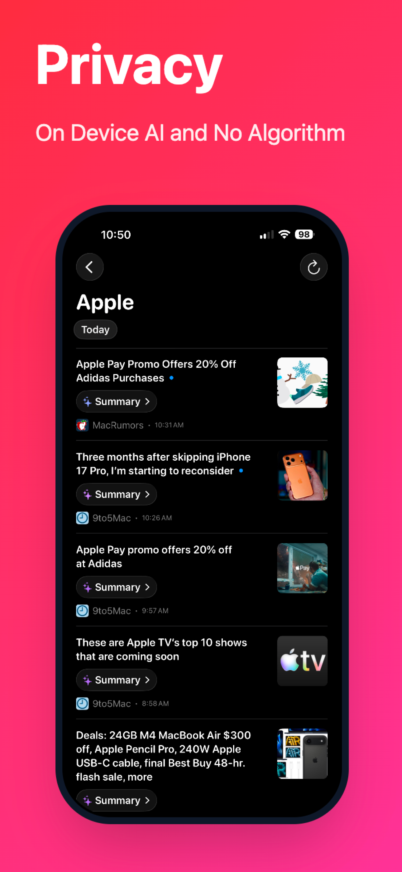 TodayRSS - News and Read Later