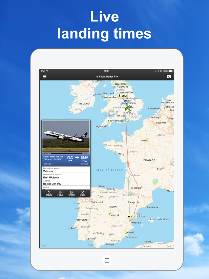 #4. Flight Radar, Plane Tracker 24 (iOS) Podle: Flight Tracker Apps Studio