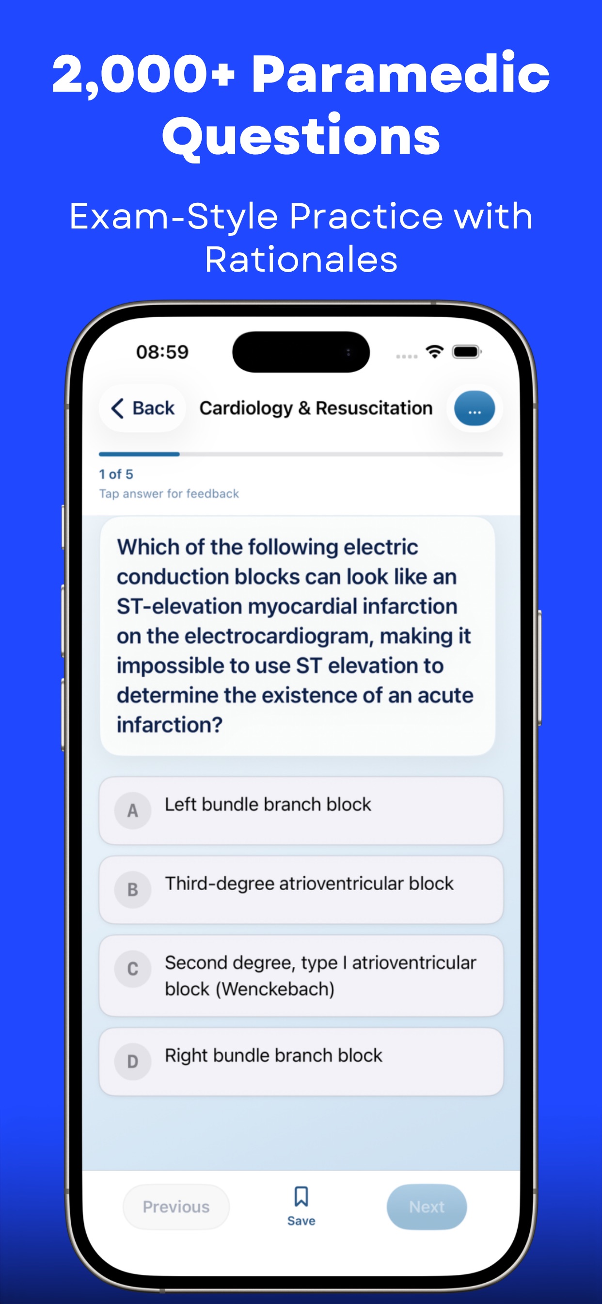 Screenshot 3 of Paramedic Exam Prep 2026 EMS