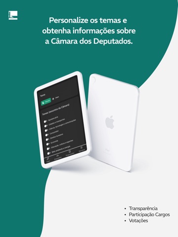 Câmara dos Deputados iPad screenshot 6