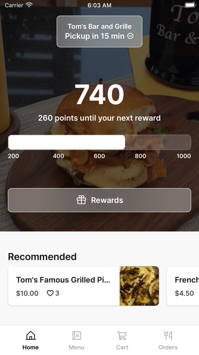 Tom's Bar and Grille Screenshot