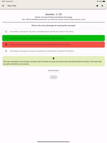 Insurance Brokerage Licence iPad screenshot
