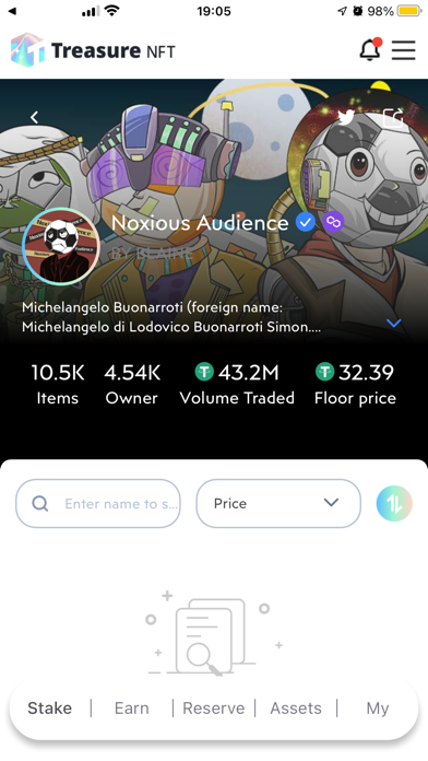 TreasureNFT：Trade & Earn NFTs Screenshot 3 - AppWisp.com