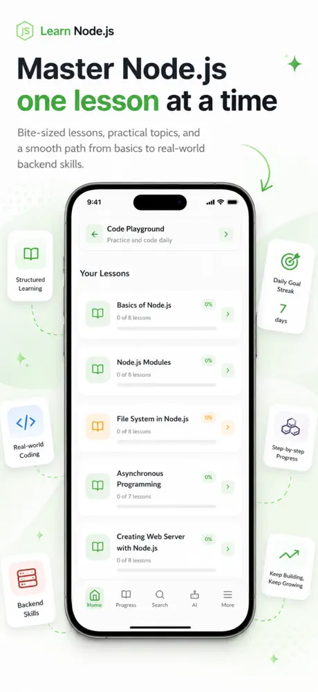 Learn Node.js - Backend Coding screenshot 4