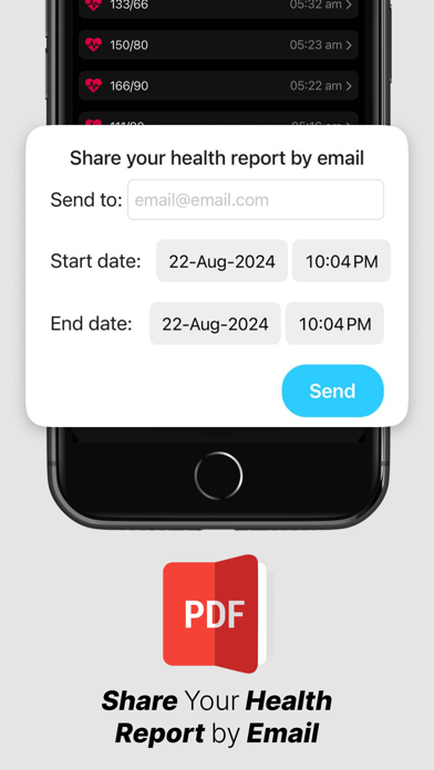 Track Blood Pressure Cardilog Screenshot