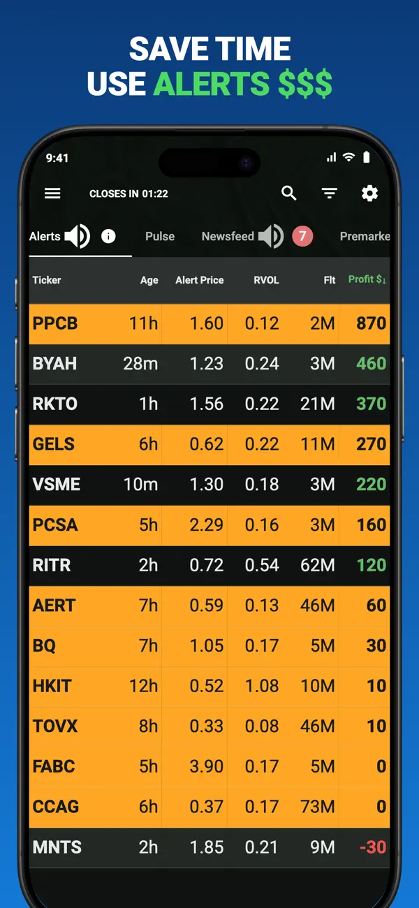 Screenshot #1 pour Realtime Stock Screener