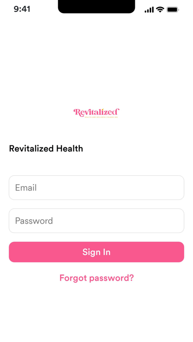 Revitalized Health Screenshot