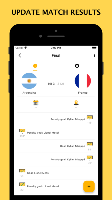 Winner - Tournament Maker App Screenshot