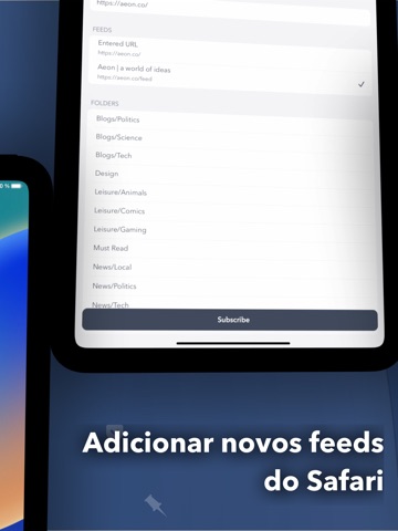 Fiery Feeds: Leitor de RSS iPad screenshot 6