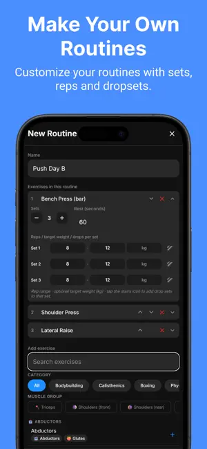 Setmark - Workout Tracker screenshot 3