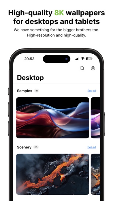 One4Wall Wallpaper Background Screenshot