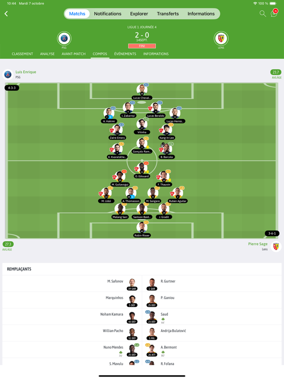 Screenshot #5 pour BeSoccer Plus