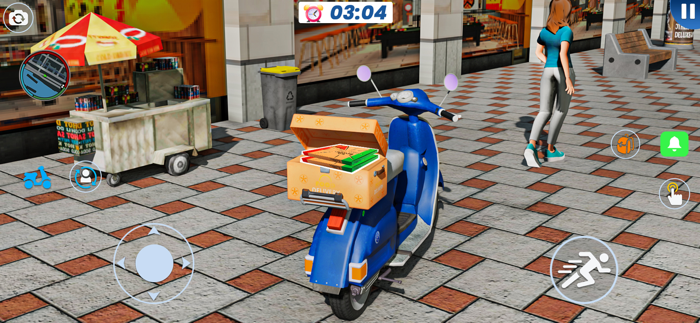 Motor bike Delivery Rider Sim