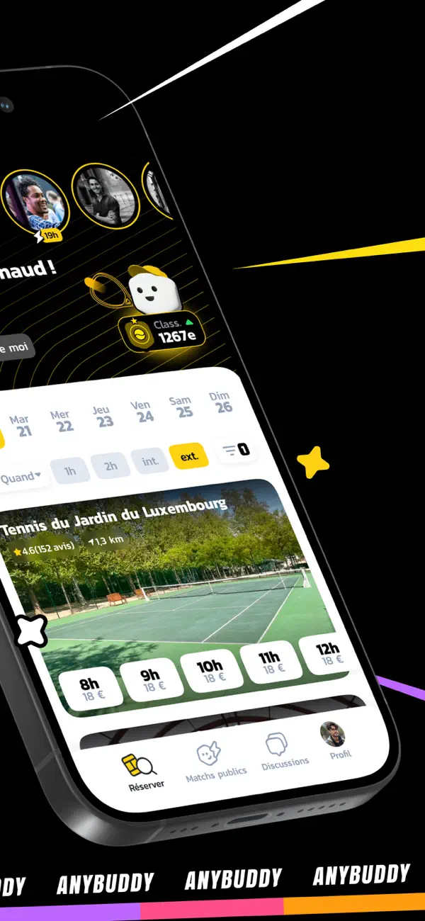 Screenshot #2 pour Anybuddy : Padel Tennis Squash
